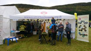 Kinross Agricultural Show 2017 Joint Fife and Dunfermline Beekeepers stand